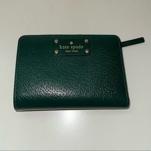 Kate Spade Forrest Green Folding Wallet